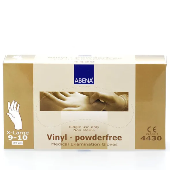 ABENA VINYL HANDSKER (XL-PUDDERFRI)
