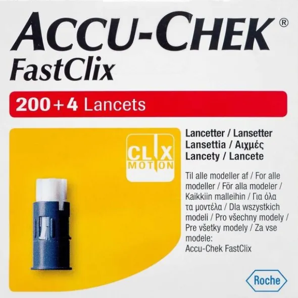 ACCU-CHEK MOBILE FASTCLIX LANCETTER 204 STK
