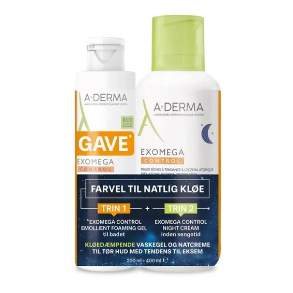 A-DERMA EXOMEGA NIGHT + GEL KI