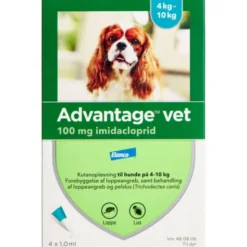 ADVANTAGE VET. OPLØSNING (4-10 KG)