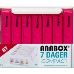ANABOX 7 DAGE COMPACT (PINK)