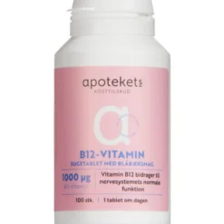 APOTEKETS B12 VITAMIN BLÅBÆRSM
