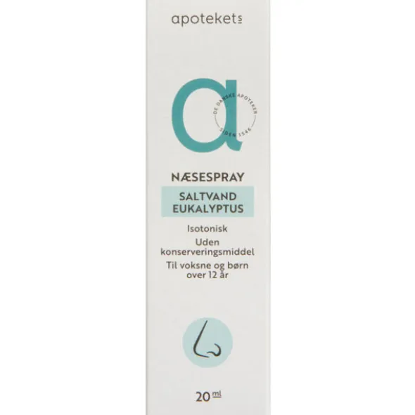 APOTEKETS NÆSESPRAY SALTVAND EUCALYTUS