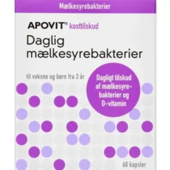 APOVIT DAGLIG MÆLKESYREBAKTERIER (60 STK.)