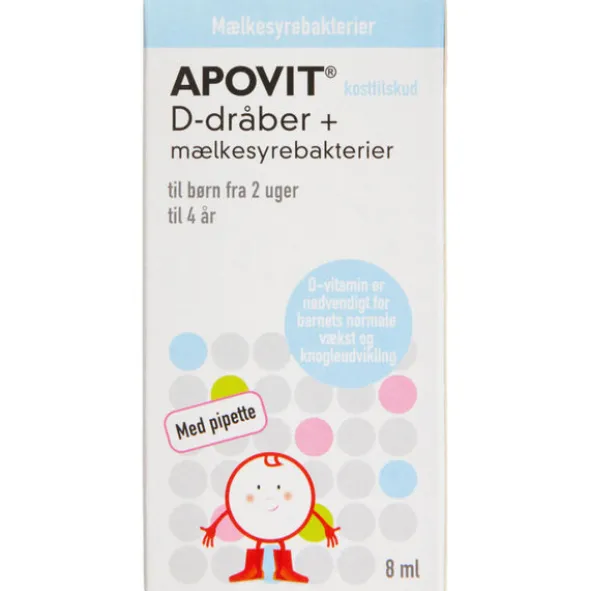 APOVIT D-DRÅBER + MÆLKESYREBAK