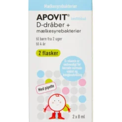APOVIT D-DRÅBER + MÆLKESYREBAKTERIER