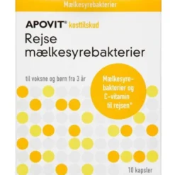 APOVIT REJSE MÆLKESYREBAKTERIER (10 STK.)