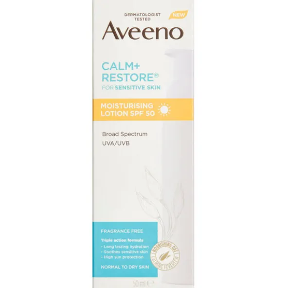 AVEENO CALM+RESTO MOIST.SPF50