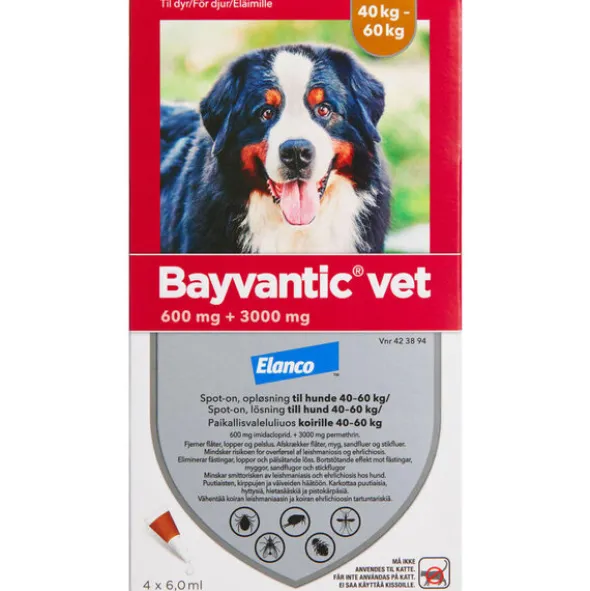 BAYVANTIC VET. OPLØSNING HUNDE 40-60 KG