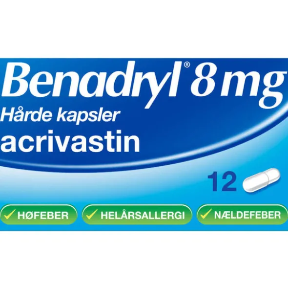 BENADRYL 8 MG 12 STK