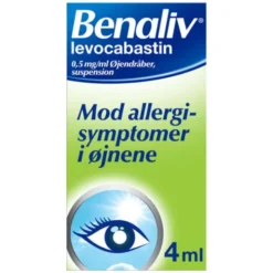 BENALIV ØJENDRÅBER 4 ML