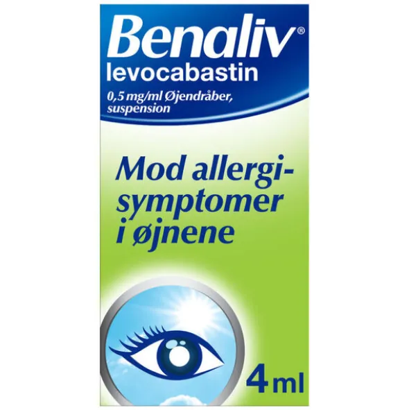 BENALIV ØJENDRÅBER 4 ML