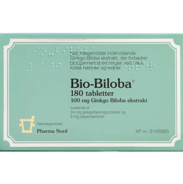 BIO-BILOBA TABLETTER 180 STK