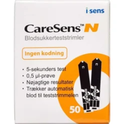 CARESENS N TESTSTRIMLER