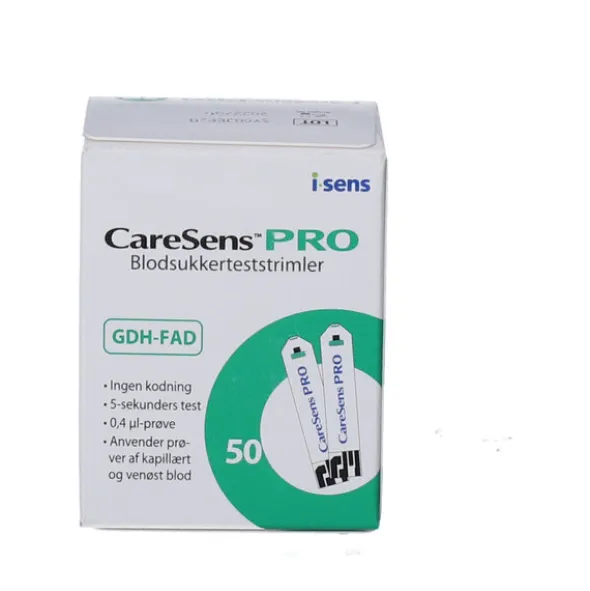 CARESENS PRO TESTSTRIMLER