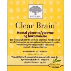 CLEAR BRAIN TABLETTER (60 STK)