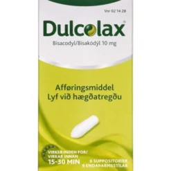 DULCOLAX SUPPOSITORIER 10 MG 6 STK