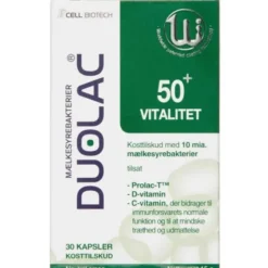 DUOLAC 50+ VITALITET KAPSLER