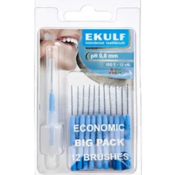 EKULF PH INTERDENTALBØRSTER (BLÅ)