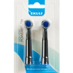 EKULF POWERBRUSH REFILL BLACK