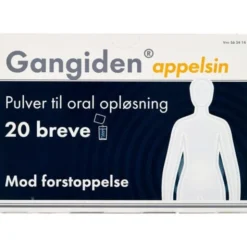 GANGIDEN PULVER TIL ORAL OPLØSNING 20 STK