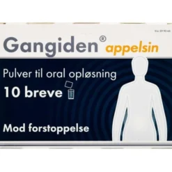 GANGIDEN PULVER TIL ORAL OPLØSNING 10 STK