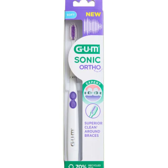 GUM SONIC ORTHO TANDBØRSTE