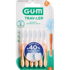 GUM TRAV-LER MELLEMRUMSBØRSTE (0,9 MM)