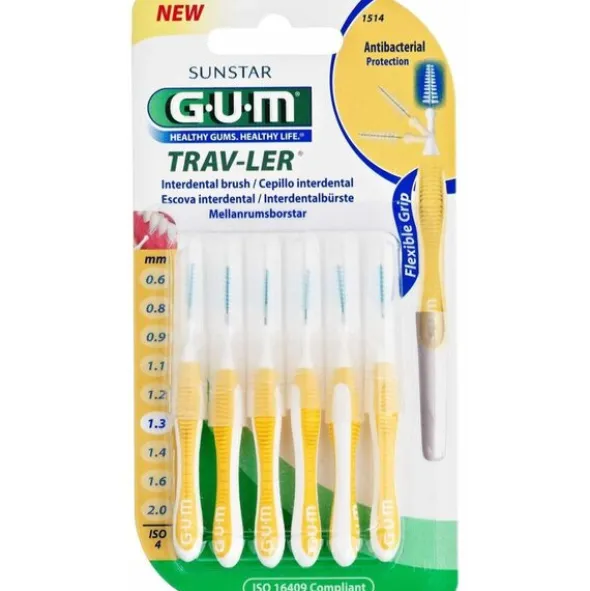 GUM TRAV-LER MELLEMRUMSBØRSTE (1,3 MM)