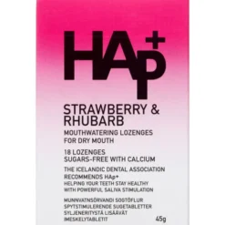 HAP+ TABLETTER - JORDBÆR/RABAR