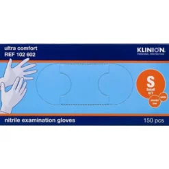 KLINION PROTECTION NITRILE HANDSKER (S-PUDDERFRI)