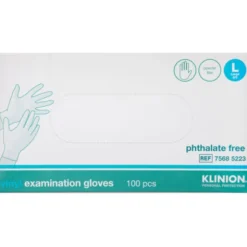 KLINION PROTECTION VINYL HANDSKER (L-PUDDERFRI)