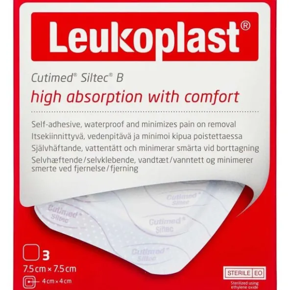LEUKOPLAST CUTIMED SILTEC BORDER (7,5 X 7,5 CM)