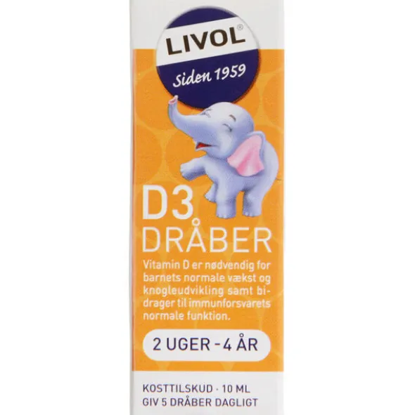 LIVOL D3 DRÅBER 2 UGER - 4 ÅR