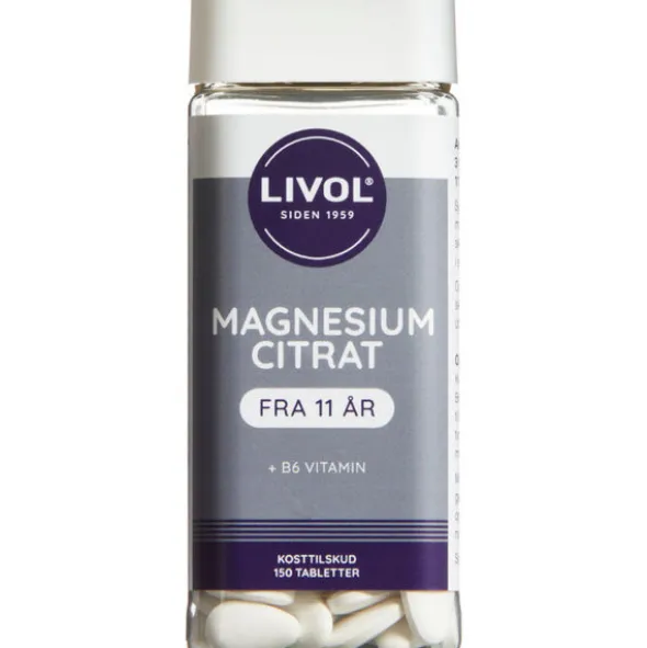 LIVOL MAGNESIUMCITRAT + B6 VIT
