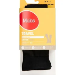 MABS TRAVEL REJSESTRØMPER (SORT/S)