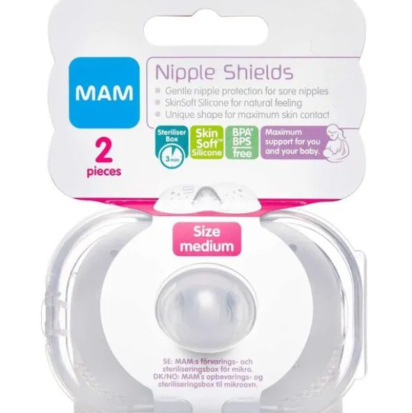 MAM NIPPLE SHIELDS SIZE M 20MM
