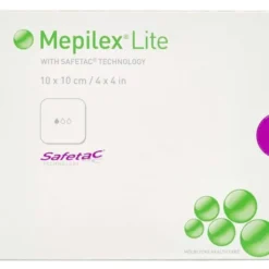MEPILEX LITE W/SAFETAC 10X10