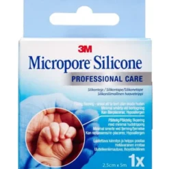 3M MICROPORE SILIKONE TAPE (2,5 CM)