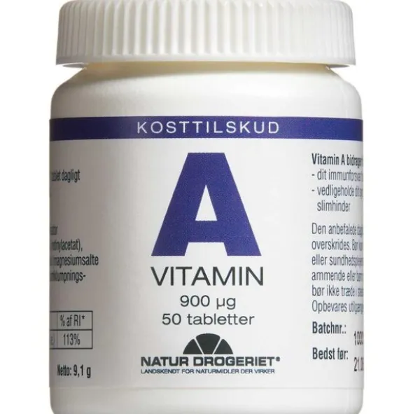 NATUR DROGERIET A VITAMIN TABLETTER