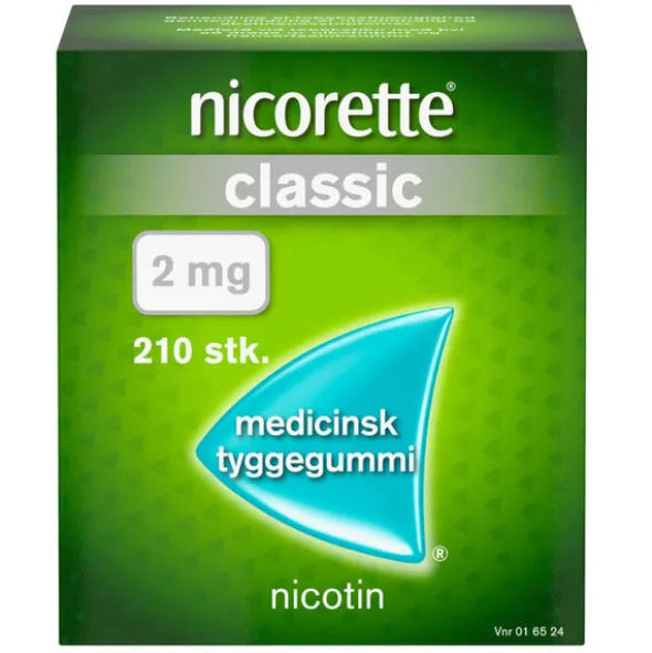NICORETTE CLASSIC 2 MG 210 STK
