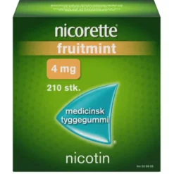 NICORETTE FRUITMINT 4 MG 210 STK