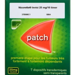 NICORETTE INVISI 25 MG/16 TIME
