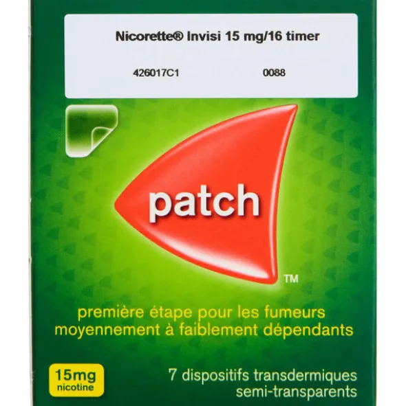 NICORETTE INVISI 15 MG/16 TIME