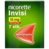 NICORETTE INVISI PLASTER 15MG 7 STK