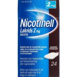 NICOTINELL LAKRIDS 2 MG 24 STK
