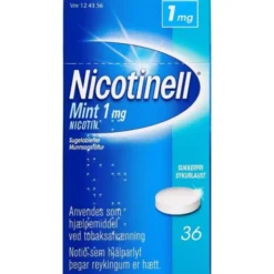 NICOTINELL MINT 1 MG 36 STK