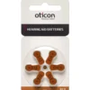 OTICON ZINC AIR BATTERIER 6 STK. (NR. 312)