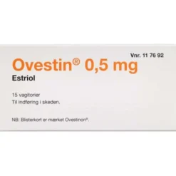 OVESTIN VAGITORIER (2C4) 15 STK