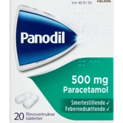PANODIL 500 MG BLISTER 20 STK